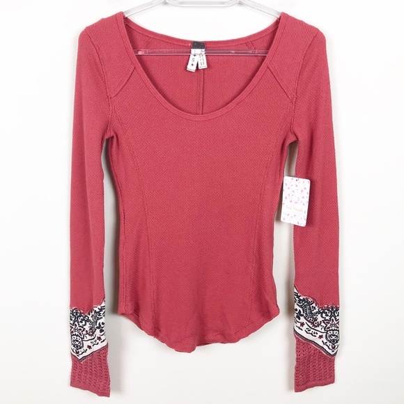Free People Tops - Free People Bandana Cuff Thermal In